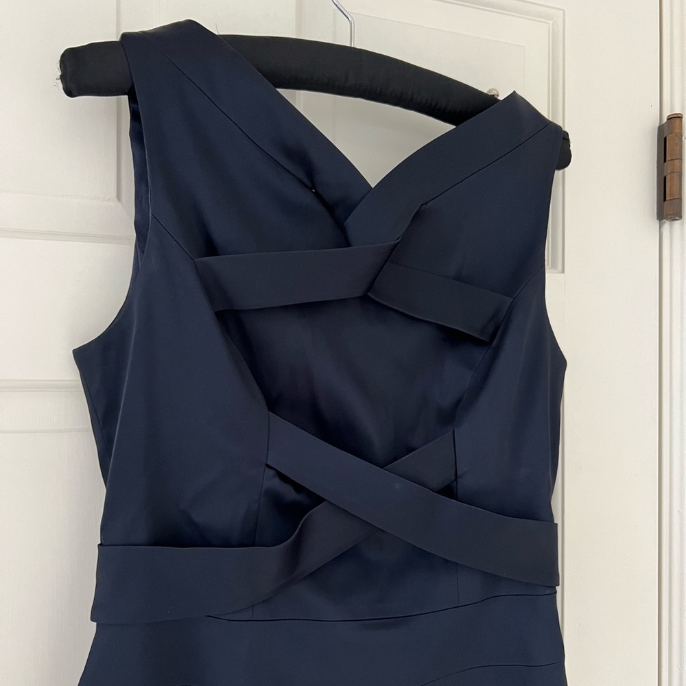 Navy Kay Unger dress size 8